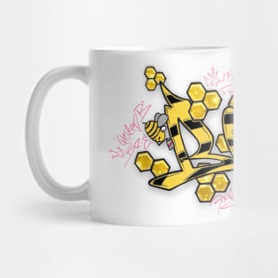 Graffiti Bees Mug